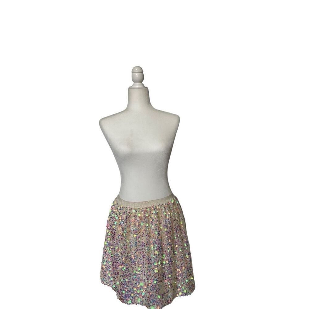 Sequin Lined Flowy Skirt